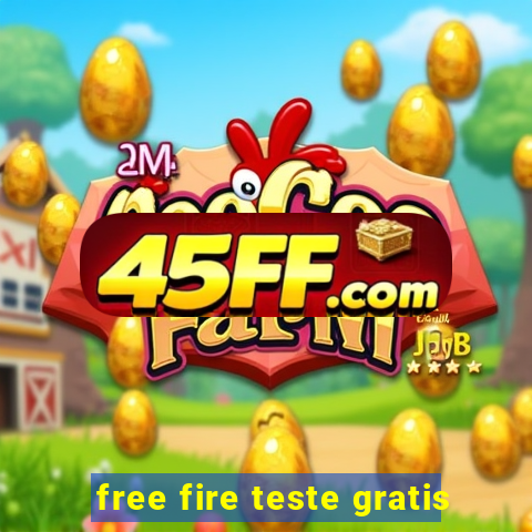 free fire teste gratis